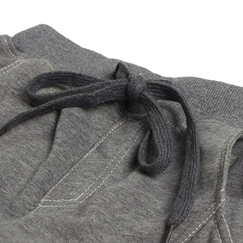 BINPAW Kids Cotton Pull On Active Sports Basic Jogger Sweat Pants for Little Boys & Big Boys, Grey, Age 8T-9T (8-9 Years) = Tag 140 - Image 1